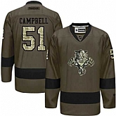 Glued Florida Panthers #51 Brian Campbell Green Salute to Service NHL Jersey,baseball caps,new era cap wholesale,wholesale hats